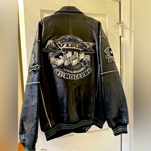 Avirex High Roller Authentic Mens Leather Jacket